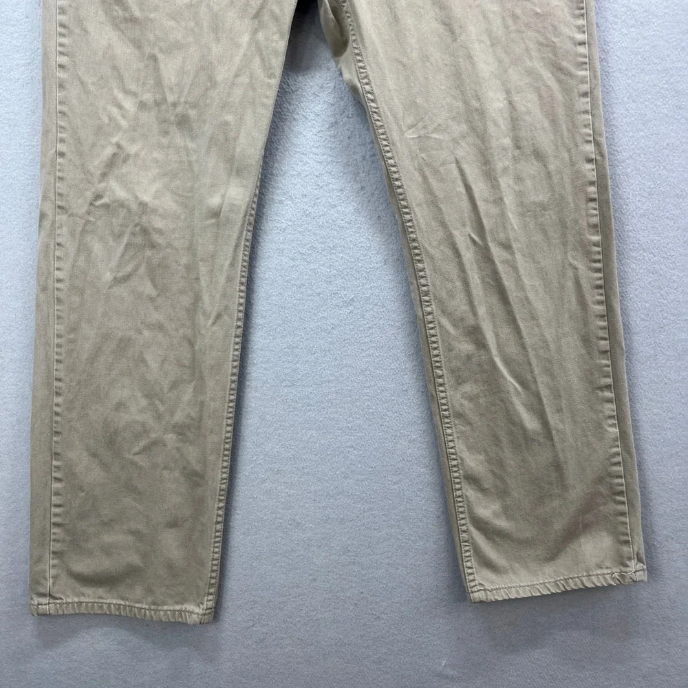 Levis 559 Relaxed Straight Pants Mens 38x30* Khaki Tan Twill Work Utility